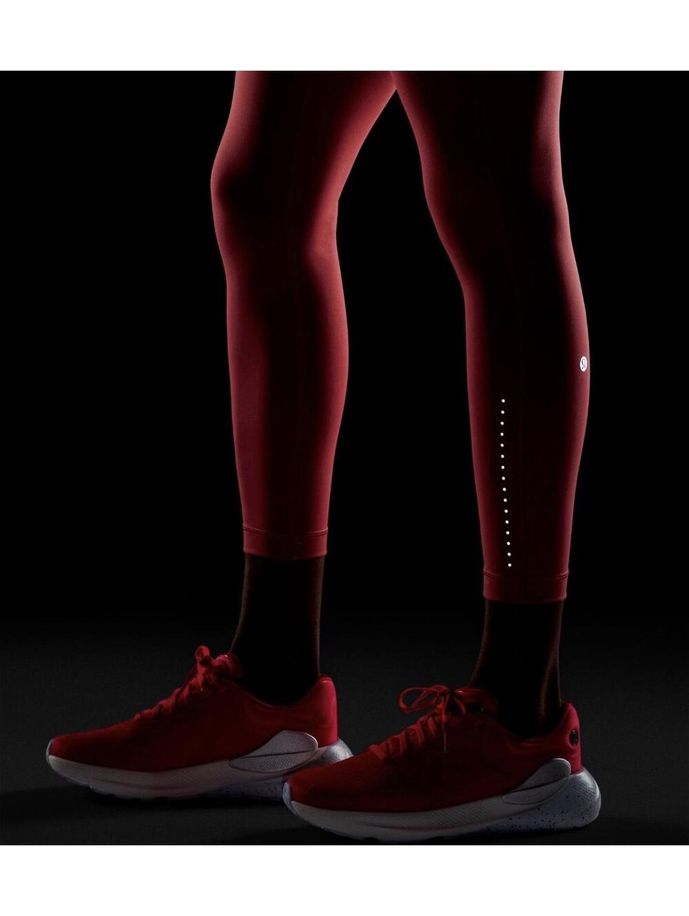 LULULEMON Swift Speed HR Tight 25" Updated Sz 6 Desert Red Crispy Tag Reflective - Picture 7 of 9